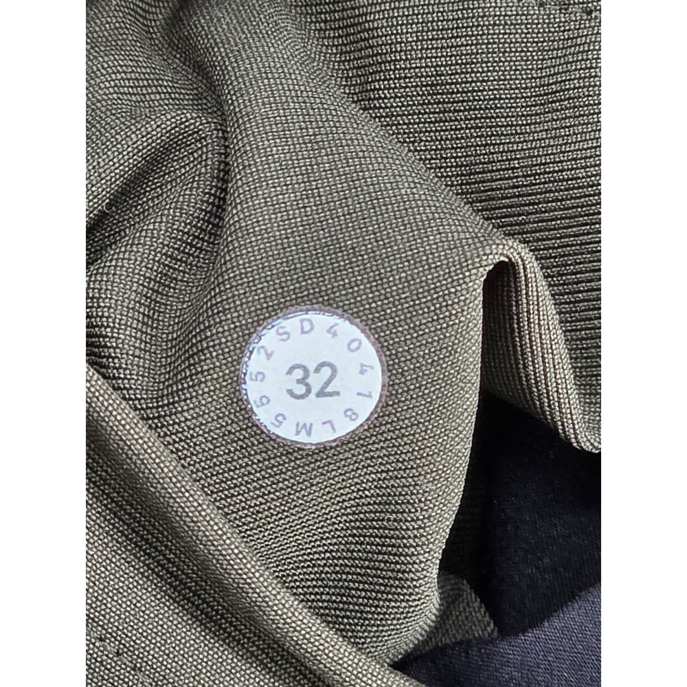 X2 Lululemon ABC Slim & Commission Classic Pants Men's Sz 32 Olive Green/ Khaki - Picture 9 of 16